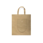 Opvouwbare en herbruikbare promotietassen tnt 80 g/m2 Gourmet kleur bruin  negende weergave