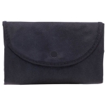 Goedkope opvouwbare non woven tas weerstand 9 kg en 90 g/m2 Flap kleur zwart