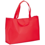 Goedkope opvouwbare non woven tas weerstand 9 kg en 90 g/m2 Flap kleur rood