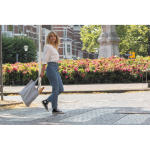 Versterkte tas bedrukken van gerecycled katoen 145 g/m2 Waterless kleur grijs sfeer weergave