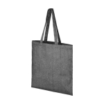 Tas van gerecycled katoen en polyester 210 g/m2 Recycle Pro Colors kleur zwart