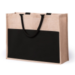 Jute tassen bedrukken met logo en vak Pocket XL  negende weergave