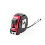 Rolmaat met logo FiveMeter 5M kleur rood derde weergave