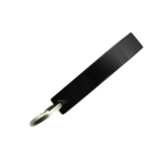 Felle kleur aluminium flesopener sleutelhanger Alucolors kleur zwart