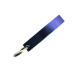 Felle kleur aluminium flesopener sleutelhanger Alucolors kleur blauw