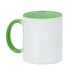 Keramische mok met gekleurd handvat en binnenkant, 350ml Sublim Color
