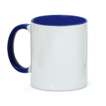 Keramische mok met gekleurd handvat en binnenkant, 350ml Sublim Color