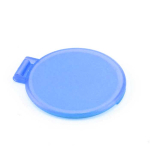 Goedkope op maat gemaakte opvouwbare make-up spiegel Singleview kleur blauw