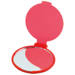 Goedkope op maat gemaakte opvouwbare make-up spiegel Singleview kleur rood