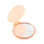 Goedkope op maat gemaakte opvouwbare make-up spiegel Singleview kleur oranje tweede weergave