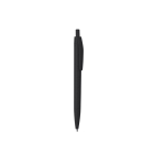 Goedkope eco pen met drukknop en blauwe inkt Fiber kleur zwart  negende weergave