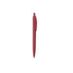 Goedkope eco pen met drukknop en blauwe inkt Fiber kleur rood  negende weergave