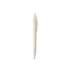 Goedkope eco pen met drukknop en blauwe inkt Fiber kleur naturel  negende weergave