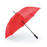 Extra grote polyester paraplu als relatiegeschenk Ø130 Monsoon kleur rood
