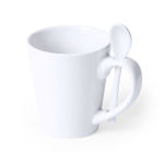 Mok met foto bedrukken inc lepel van 350ml Sublimcon kleur wit  negende weergave