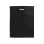 Non woven draagtassen laten bedrukken in felle kleuren 80 g/m2 Gallery kleur zwart  negende weergave