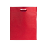 Non woven draagtassen laten bedrukken in felle kleuren 80 g/m2 Gallery kleur rood  negende weergave