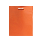 Non woven draagtassen laten bedrukken in felle kleuren 80 g/m2 Gallery kleur oranje  negende weergave