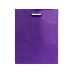 Non woven draagtassen laten bedrukken in felle kleuren 80 g/m2 Gallery kleur paars  negende weergave