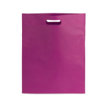 Non woven draagtassen laten bedrukken in felle kleuren 80 g/m2 Gallery kleur fuchsia  negende weergave