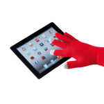 Mobiele touchscreen handschoenen Touch kleur rood