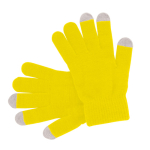 Mobiele touchscreen handschoenen Touch kleur geel