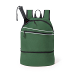 Rugzak met schoenenzak van 600D polyester Gymfit kleur donkergroen  negende weergave