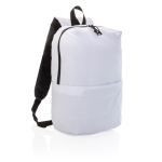 Rugzak relatiegeschenk van polyester Everyday kleur wit