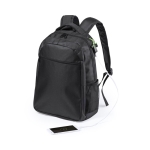 Waterdichte rugzak voor 15'' laptop en koptelefoons Waterproof kleur zwart  negende weergave