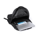 Waterdichte rugzak voor 15'' laptop en koptelefoons Waterproof kleur zwart derde weergave