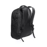 Waterdichte rugzak voor 15'' laptop en koptelefoons Waterproof kleur zwart vierde weergave