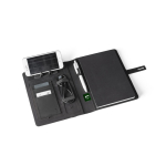 Schrijfmap met draadloze oplader A5 Wireless Charger kleur zwart zevende weergave