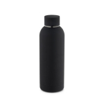 RVS thermosfles met matte afwerking 500ml Spring kleur zwart