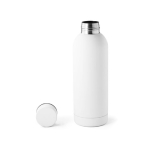 RVS thermosfles met matte afwerking 500ml Spring kleur wit derde weergave