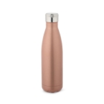 Vacuüm geïsoleerde stalen fles met metalen dop 500ml Satin kleur champagne