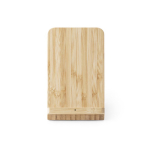 Oplader met mobiele telefoonhouder en bamboe potloodhouder Bureau kleur naturel eerste weergave