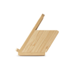 Oplader met mobiele telefoonhouder en bamboe potloodhouder Bureau kleur naturel derde weergave