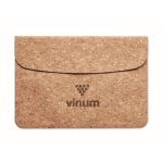 Kurken laptophoes met magnetische sluiting 14” Cork kleur beige hoofdweergave