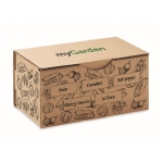Groentenkweekset voor bedrijven Kit 5 Veggies Grow kleur beige hoofdweergave vierde weergave