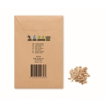 Envelop met wilde bloemenzaden bedrukken Mix Semillas Flower kleur beige tweede weergave