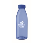 Promotionele BPA-vrije anti-lek RPET-fles 500 ml RPET Spring kleur koningsblauw weergave met bedrukking