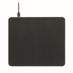 Kurken muismat met logo en draadloze oplader Wireless Cork kleur beige vierde weergave