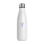 Waterfles Inox City 750 ml kleur wit afbeelding met logo