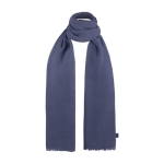 Gerecycled katoenen sjaal bedrukken in diverse kleuren kleur blauw