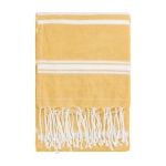 Katoen en polyester strandlaken bedrukken Pareo Fouta Mallorca kleur geel