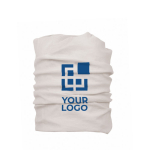 Dunne nekbeschermer met logo geschikt voor warmtesublimatie Heat kleur wit met afdrukgebied