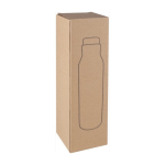 Stalen drinkflessen met bamboe stop 600ml Avenue Park kleur zwart eerste weergave