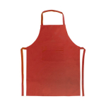 Basic polyester schort zonder zak 200 g/m2 kleur rood