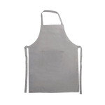 Basic polyester schort zonder zak 200 g/m2 kleur grijs