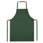 Basic polyester schort zonder zak 200 g/m2 kleur groen
